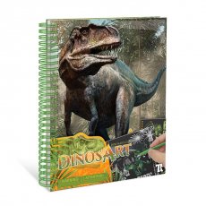 Dinos Art - Boek krastekeningen +8j
