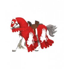 Paard Ridder Griffin rood