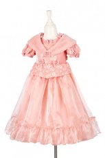 Floreline jurk roze  5-7 jaar