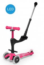 Step Mini 3 In 1 Deluxe Pink Pushbar LED