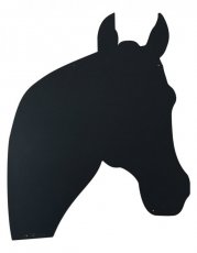 Magneetbord Paard zwart 50x60cm