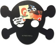 Magneetbord / krijtbord Piraat zwart 50x60cm