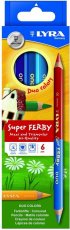 Kleurpotloden Lyra Super Ferby Duo Colors 6st.